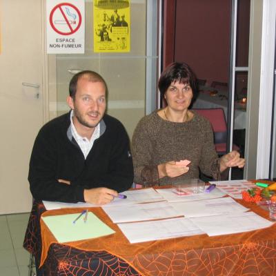 Laurent et Marie-Lise à l'accueil