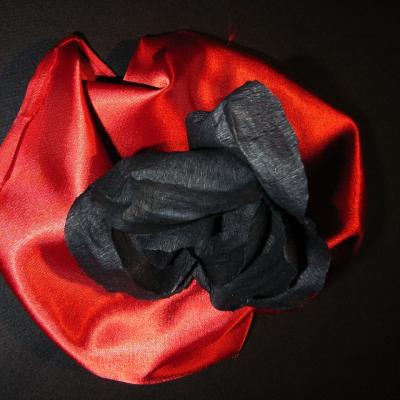 la déco rouge et noir pour cette soirée tango
