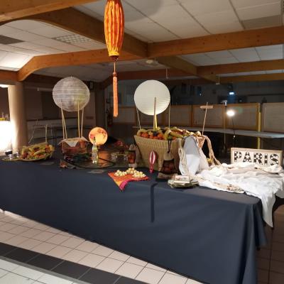 Déco fontaine de fruits