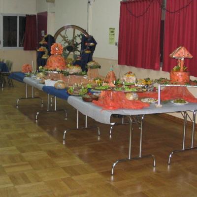 Mise en place du buffet